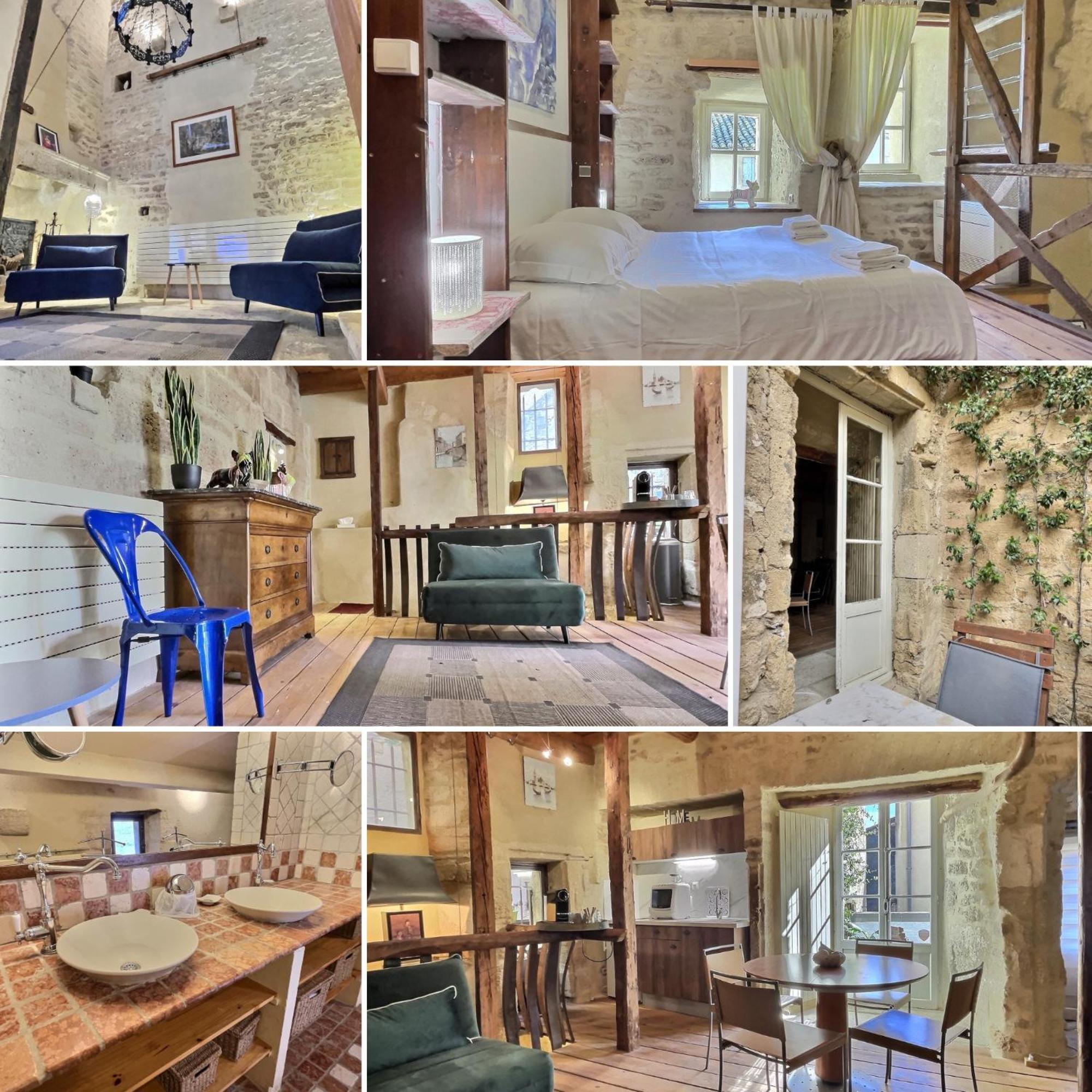רמולין Chez Lydia - Loft Cosy, Depart Canoe A Pied, Proche Pont-Du-Gard Et Uzes מראה חיצוני תמונה